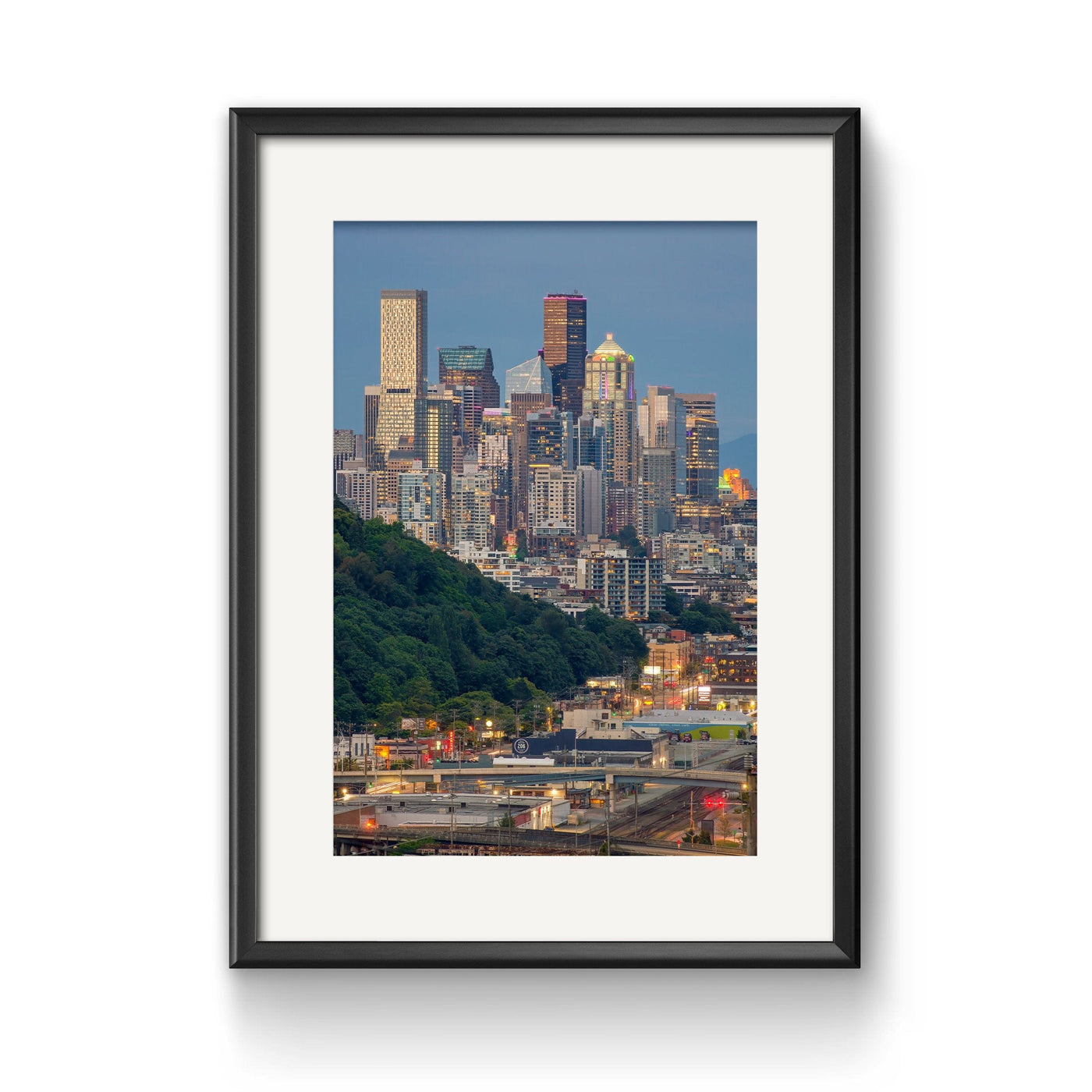 Seattle Emerald City displayed in a styled room interior