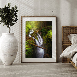 Chris Fabregas Photography Metal, Canvas, Paper Sol Duc Falls Photography Limited Edition Print Wall Art print