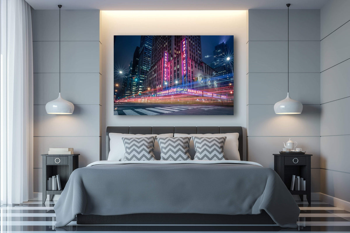 Radio City Music Hall displayed in a styled room interior