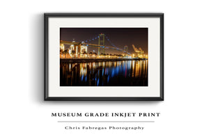 Chris Fabregas Photography Metal, Wood, Canvas, Paper The Vincent Thomas Bridge Wall Art print