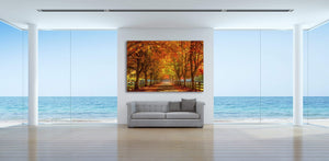Chris Fabregas Photography Metal, Wood, Canvas, Paper Vibrant Fall Colors Near Seattle Wall Art print