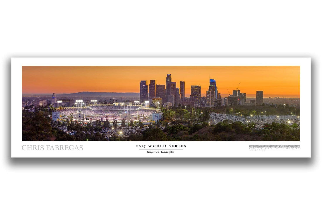 Dodger Stadium 2017 World Series fine art print preview