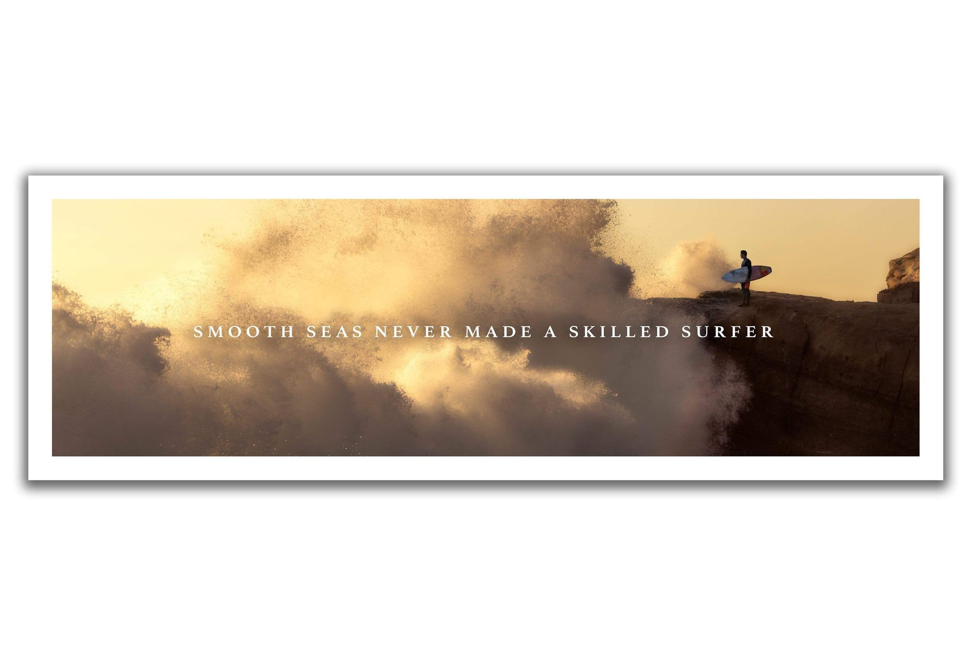 Chris Fabregas Photography Panoramic Poster Skilled Surfer Motivational Poster Wall Art print